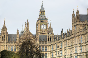 Big Ben and Houses Parliament. London, UK