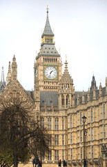 Fototapeta na wymiar Big Ben and Houses Parliament. London, UK