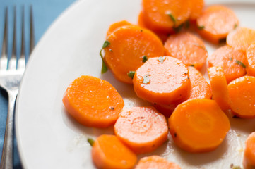 Naklejka na ściany i meble Fresh healthy carrot