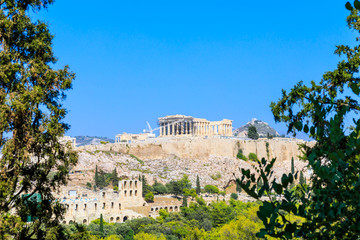 View to Parthenon, Akropolis