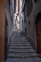 Fototapeta na wymiar Bellagio, a narrow alley.