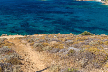 Coast of a greek island