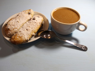 coffee with biscuits