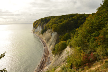 Kreidefelsen, Wissower Klinken, Ostsee, Rügen, Sassnitz, Nationalpark, Jasmund, Buchen, Steilufer, Abbruch, Nationalpark Jasmund, Unesco Welterbe, Steiluferweg, Mecklenburg-Vorpommern