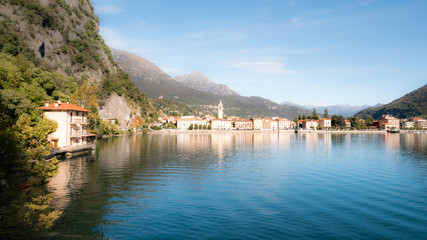 Fototapeta na wymiar Porlezza am Luganersee, Italien, Provinz Como, Lombardei 