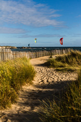 Kite surf sur la Presqu'île de Guérande © TG4476
