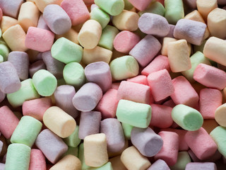colorful marshmallows candy for background uses