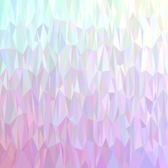 Geometric abstract chaotic triangle background - mosaic vector graphic design from colored triangles