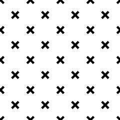 Unique hand drawn seamless pattern with abstract shapes. Vector illustration in monochrome scandinavian style - 176768871