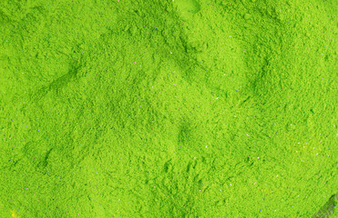 green color powder texture