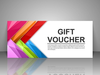 Gift voucher template.