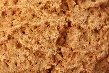 Delicious oatmeal cookie, closeup