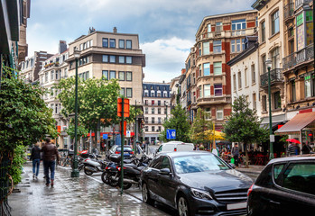Straße in Brüssel