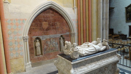 France Tours Indre et Loire cathédrale Saint-Gatien Gisants des fils de Charles VIII et d'Anne de...