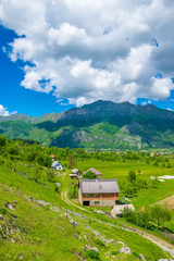 In a picturesque valley among the mountains there is a small village.