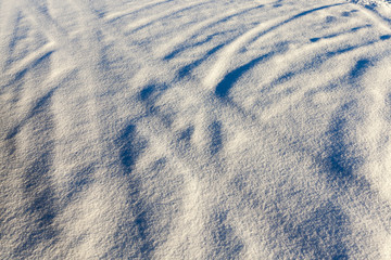 snow-covered soil