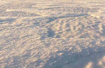 Snow drifts