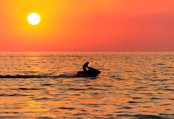 Jetski Sunset