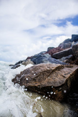 Miami south beach, Meer und Steine