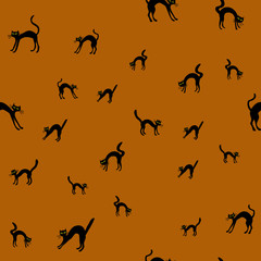 vector halloween seamless pattern