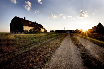 Fototapeta premium Prairie Scene Saskatchewan