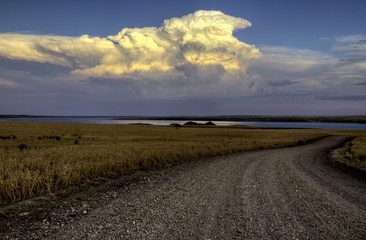 Fototapeta na wymiar Storm Clouds Canada