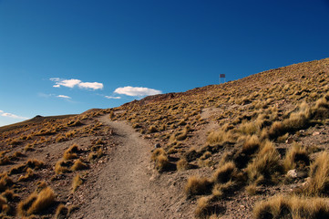 Sentier montant au ciel