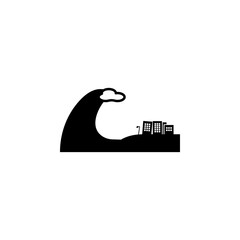 Tsunami city icon