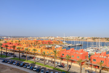 Vista da Marina de Portimão no Algarve