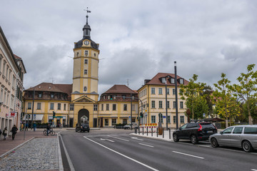 Fototapeta na wymiar the German city of Ansbach