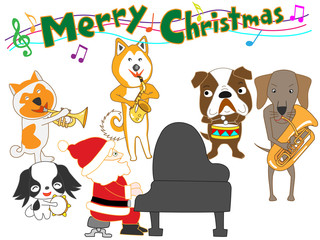 犬のクリスマスコンサート