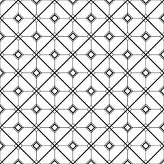 Fototapeta premium art deco monochrome seamless arabic black