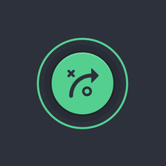 Modern Circle App Button