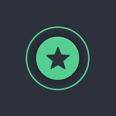 Modern Circle App Button