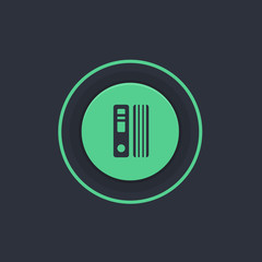 Modern Circle App Button