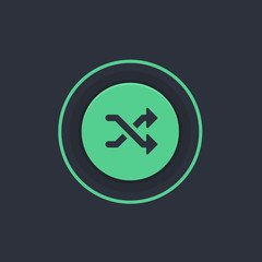Modern Circle App Button