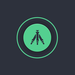 Modern Circle App Button