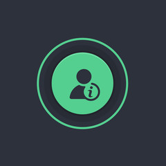 Modern Circle App Button