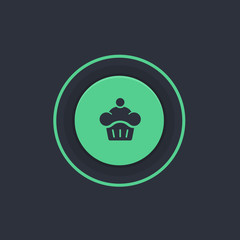 Modern Circle App Button