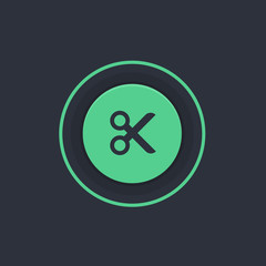 Modern Circle App Button