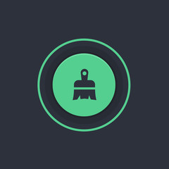 Modern Circle App Button