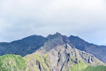 Sakurajima Volcano Crater From Yunohira Observatory