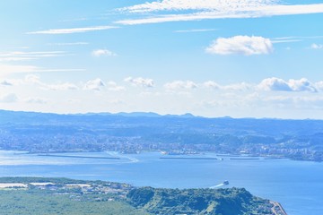 Picturesque Scenery of Kinko Bay in Kagoshima