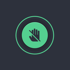 Fototapeta premium Modern Circle App Button