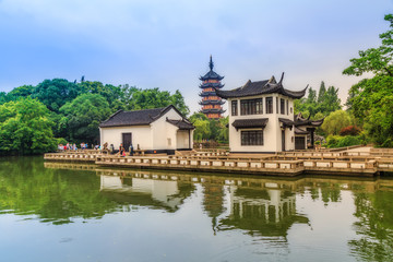 Fototapeta na wymiar Chinese classical architecture landscape