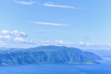 Picturesque Scenery of Kinko Bay in Kagoshima