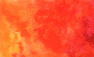 Orange grunge in watercolor