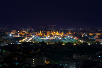 Fototapeta na wymiar Bangkok city with grand place Thailand.