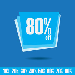 editable flat geometric vector banners, winter advertising campaign in retail, sale promo marketing, ad offer on shopping. blue discount, offer, price, and label design Print