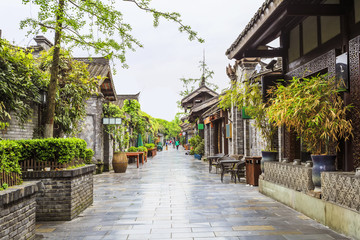 Fototapeta premium Ancient Town of Chengdu Ancient Town